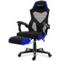 Sedia Gaming Huzaro Combat 3.0 Azzurro Nero Nero/Blu