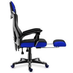 Sedia Gaming Huzaro Combat 3.0 Azzurro Nero Nero/Blu