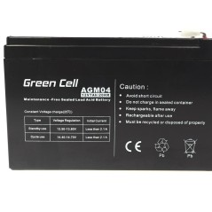 Batteria per Gruppo di Continuità UPS Green Cell AGM04 7 Ah 12 V