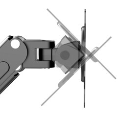 Supporto da Tavolo per Schermo MacLean MC-861N 27" 13"