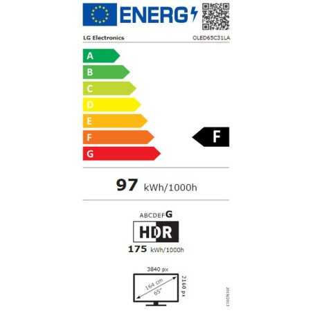 Smart TV LG OLED65C31LA.AEU 4K Ultra HD 65" HDR A2DP OLED