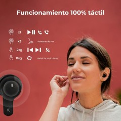 Auricolari Bluetooth KSIX TrueBuds 3