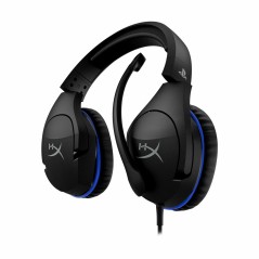 Auricolari con Microfono Gaming Hyperx HyperX Cloud Stinger PS5-PS4 Nero/Blu Azzurro Nero