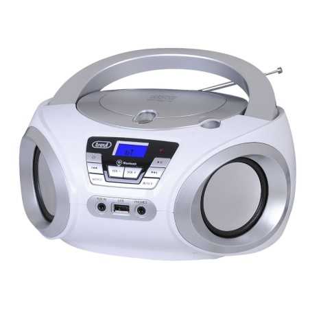 Radio Portatile Bluetooth Trevi CMP 544 BT Azzurro Bianco