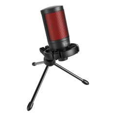 Microfono da Tavolo Savio SONAR PRO 01 Nero Rosso