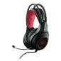 Auricolari con Microfono Gaming KSIX Drakkar USB LED Nero Rosso