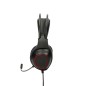 Auricolari con Microfono Gaming KSIX Drakkar USB LED Nero Rosso