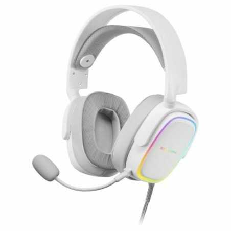 Auricolari con Microfono Gaming Mars Gaming MHAXW RGB Bianco