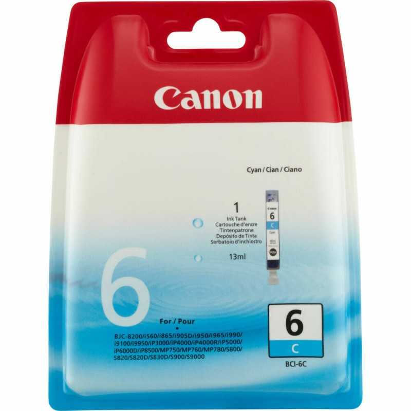 Cartuccia ad Inchiostro Originale Canon BCI-6C Ciano