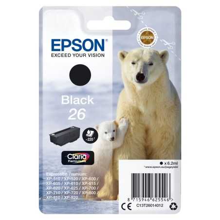 Cartuccia ad Inchiostro Originale Epson C13T26014022 Nero