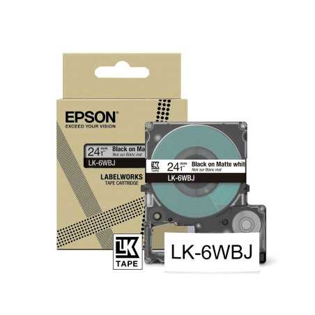 Cartuccia ad Inchiostro Originale Epson LK-6WBJ Nero