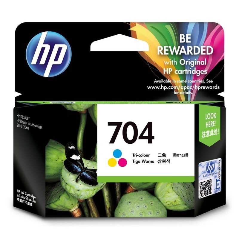 Cartuccia ad Inchiostro Originale HP 704 Multicolore