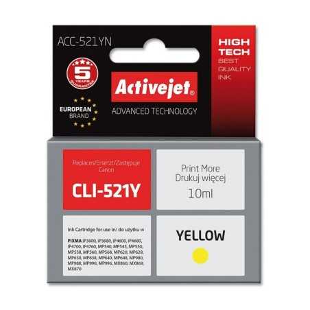 Cartuccia ad Inchiostro Originale Activejet ACC-521YN Giallo