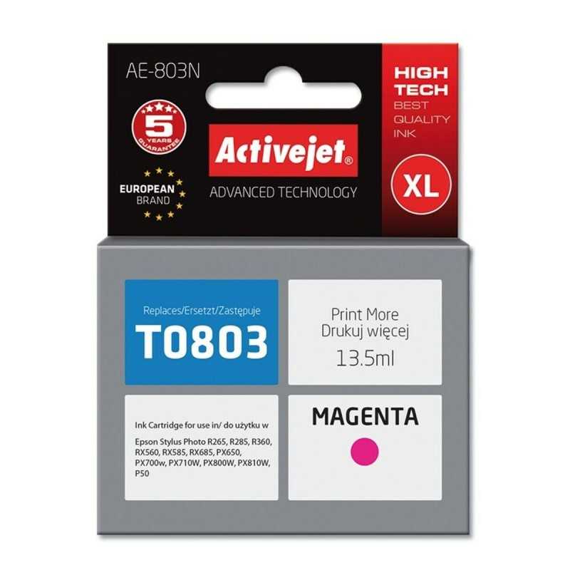 Cartuccia ad Inchiostro Originale Activejet AE-803N Magenta