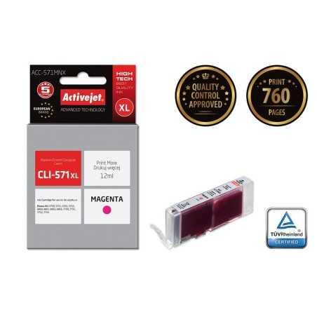 Cartuccia ad Inchiostro Originale Activejet ACC-571MNX Magenta