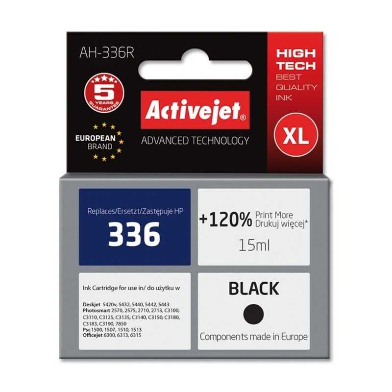 Cartuccia ad Inchiostro Originale Activejet AH-336R Bianco Nero