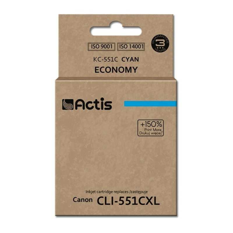 Cartuccia d'inchiostro compatibile Actis KC-551C Ciano