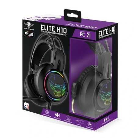 Auricolari con Microfono Spirit of Gamer Elite H10 Nero