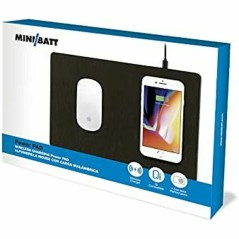 Tappetino con Caricabatterie Wireless Qi MiniBatt Power Pad Nero