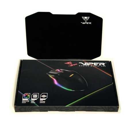 Tappetino per Mouse Patriot Memory Viper Nero Monocromatica