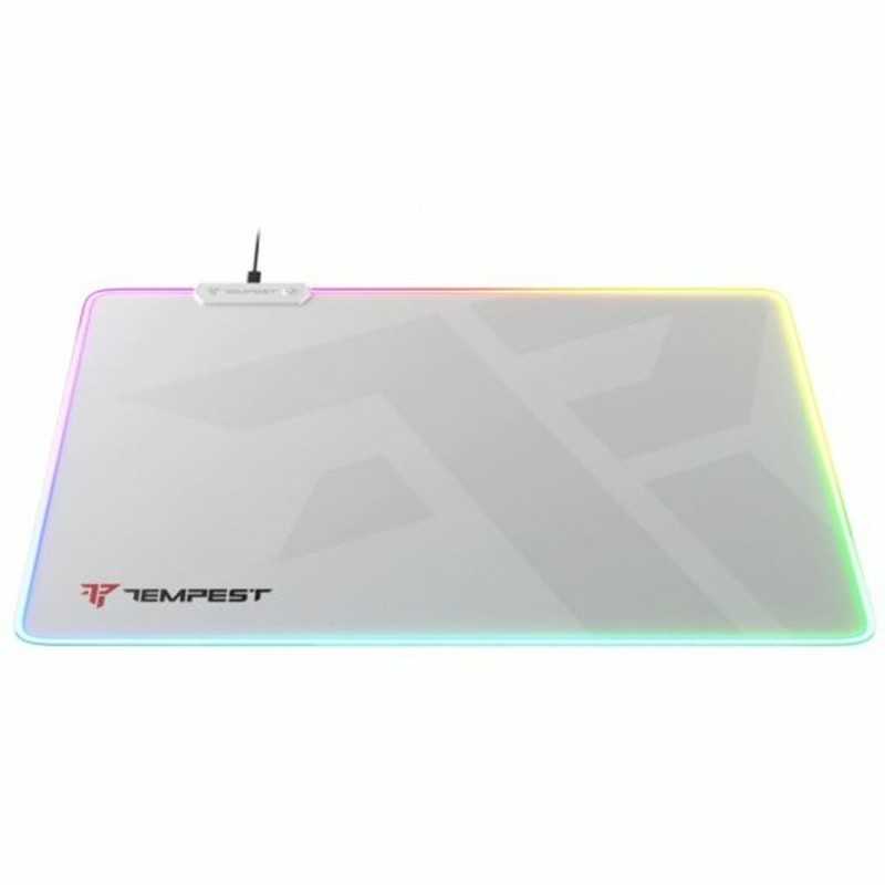 Tappetino per Mouse Tempest TP-GMP-RGB-MW Bianco