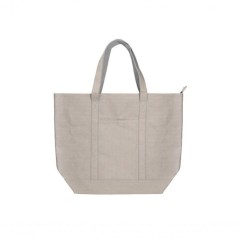 Shopping Bag KSIX Grigio Poliestere carta kraft