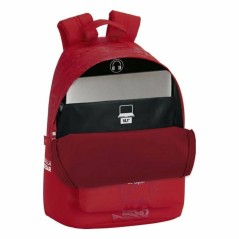 Zaino per Portatile Real Sporting de Gijón 14,1'' Rosso 31 x 41 x 16 cm