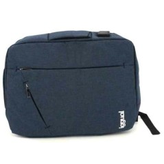 Zaino per Portatile iggual IGG317051 Impermeabile Antifurto Azzurro