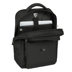 Zaino per Portatile Sevilla Fútbol Club Premium 15,6'' Nero (31 x 44 x 13 cm)