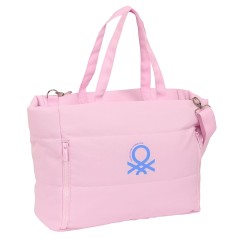 Valigetta per Portatile Benetton Pink Rosa chiaro (54 x 31 x 17 cm)