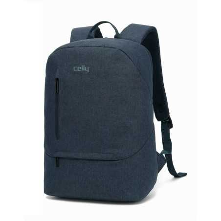 Valigetta per Portatile Celly DAYPACKBL Nero Blu scuro