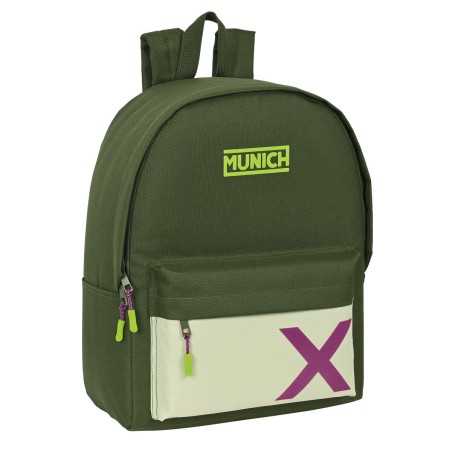 Zaino per Portatile Munich Bright Khaki Verde 31 x 40 x 16 cm