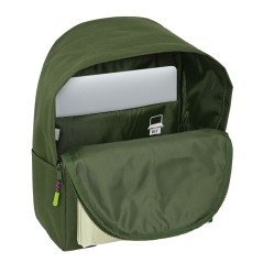 Zaino per Portatile Munich Bright Khaki Verde 31 x 40 x 16 cm