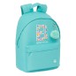 Zaino per Portatile Benetton Letter Verde 31 x 41 x 16 cm