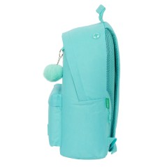 Zaino per Portatile Benetton Letter Verde 31 x 41 x 16 cm