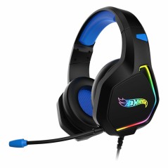 Auricolari con Microfono Krom HotWheels Nero Azzurro Multicolore Nero/Blu