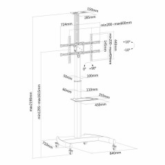 Supporto TV Neomounts PLASMA-M1900E 37" 50 kg