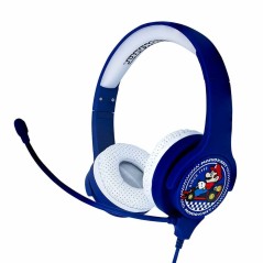 Auricolari con Microfono OTL Technologies MARIO KART Azzurro Azzurro/Bianco