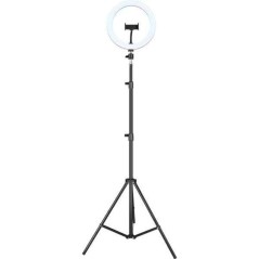 Ring Light per Selfie iggual IGG317242 Tripode Ø 25 cm