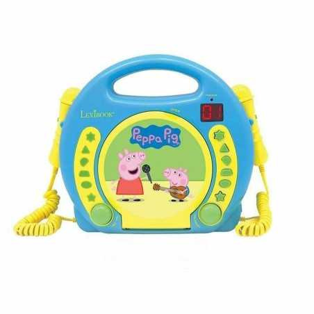 Riproduttore Lexibook Peppa Pig CD Microfono Karaoke x 2