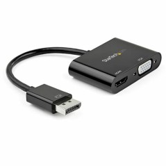 Adattatore Display Port con HDMI/VGA Startech DP2VGAHD20 Nero 4K Ultra HD