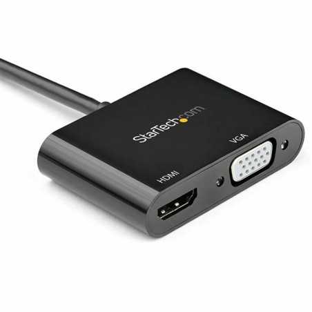 Adattatore Display Port con HDMI/VGA Startech DP2VGAHD20 Nero 4K Ultra HD