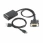 Adattatore VGA con HDMI con Audio GEMBIRD A-VGA-HDMI-01 Nero