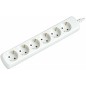 Multipresa 6 Tomas Schuko Silver Electronics 9626 Bianco