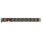 Multipresa 19" 8 Tomas Schuko con On/Off Switch GEMBIRD EG-PDU-014-F (3 m)