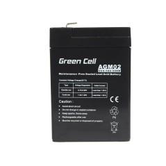 Batteria per Gruppo di Continuità UPS Green Cell AGM02 4,5 AH 6 V