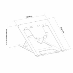 Supporto per Portatile Neomounts NSLS085BLACK        