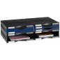 Supporto da Tavolo per Schermo Archivo 2000 polistirene Azzurro Nero 36 x 60 x 16,5 cm