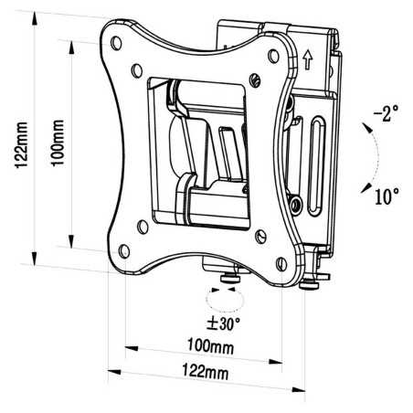 Supporto TV TM Electron 15 kg 10"-24"