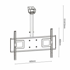 Supporto TV TM Electron 60 Kg 32" - 65"